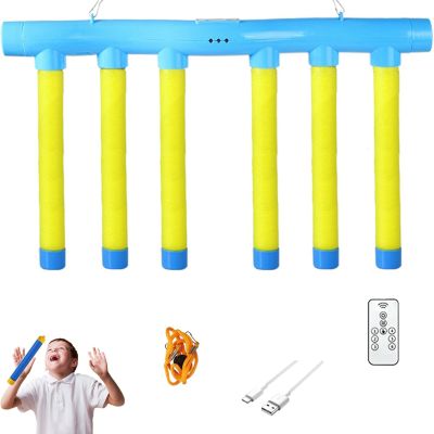 jiwseni Catch The Stick, Drop Sticks, Reflex Challenge, Adjustable Speed Hand Eye Coordination Training (1/Set-Yellow)