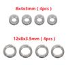 8Pcs Ball Bearing Set for SG1603 SG1604 SG 1603 UDIRC UD1601 UD1602 UD1603 UD1604 1/16 RC Car Spare Parts Accessories view 4