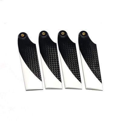 STASRC 500 78MM Carbon Fiber Tail Rotor Blad for 500X 500L RC Helicopter (Two Pairs)