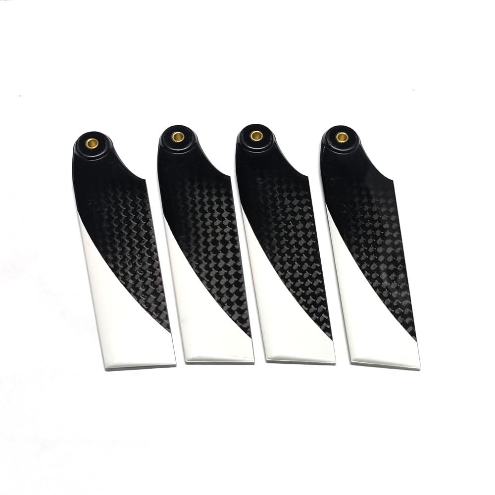 STASRC 500 78MM Carbon Fiber Tail Rotor Blad for 500X 500L RC Helicopter (Two Pairs)