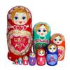 PXIWDAN Nesting Doll Russian Nesting Dolls Set of 10 Pcs Matryoshka Doll in Belarussian Slavic Clothing Hospitality Stacking Doll view 1