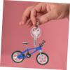 LABRIMP 4pcs Miniature Finger Mountain Bike Keychain Unique Model for Hanging Decor for Cycling Enthusiasts Backpack Accessories view 2