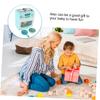 Hemoton Stove Oven Shape Creative Educational Interactive Kitchen for Realistic Cooking Experience with Light and Sound Effects Pretend Play view 3