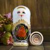 PXIWDAN 7 Pieces Exquisite Traditional Russian Matryoshka Nesting Doll Handicrafts Toy Christmas Birthday Gift Stacking Doll view 2