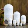 PXIWDAN 7 Pieces Exquisite Traditional Russian Matryoshka Nesting Doll Handicrafts Toy Christmas Birthday Gift Stacking Doll view 4