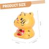 Abaodam 1pc Tiger Decorative Bank Money Jar for Boys and Girls Room Decoration Cute Savings Bank Fine Workmanship and Delicate Details for Daily Storage view 2