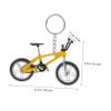 BRIGHTFUFU 4pcs Alloy Mountain Bike Model Keychain Diy Bicycle Model Toys Bike Pendant for Keyring Decorative Ornament view 4
