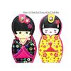 PXIWDAN Nesting Doll 1pcs Matryoshka Doll 6 in 1 Manicure Pedicure Set Nail Clippers Professional Pedicure Nail Scissors Kit Stacking Doll(Yellow) view 2