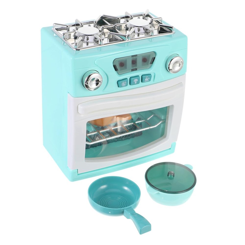 ORFOFE Simulated Kitchen Stove Oven Toy Lights and Sound Effects Creative Educational Plaything for Safe Material for Role Play and Learning