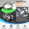 Atomic Bomb Fidget Spinner Toy, Glow in The Dark Desk Toy Decor, Metal EDC Fingertip Gyro, Stress Relief Gadget for Office Classroom, Novelty Gifts for Adults Dad Teens Men (with Carrying Case) view 3