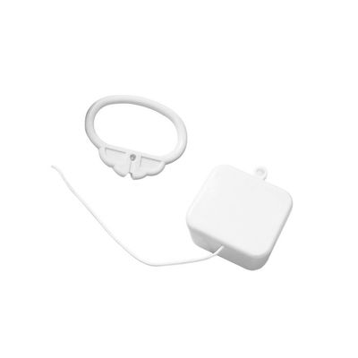 3.15x3.15x1.26in Baby Bed String Cord Music Box Baby Bed Decoration with Nice Songs Interactive Toy Infant
