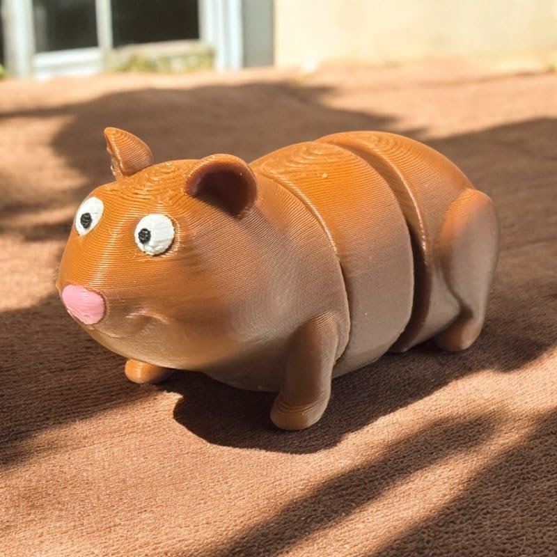 Articulated Guinea Pig | Home Dcor and Office Desk Toys | Autism, ADHD, Sensory | 3D Printed Gift