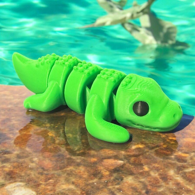 Articulated Alligator | Home Dcor and Office Desk Toys | Autism, ADHD, Sensory | 3D Printed Gift