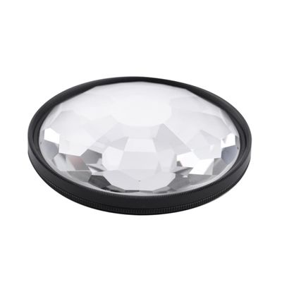 FONDOTIN 1set Kaleidoscope Prism for Photography Solid Optical Glass Lens Filter for Creative Effects Images and Videos Camera Accessory for Foreground Refraction