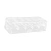 Acrylic Clear Chip Case Tray 5 Grids Organizer Display Cabinet Acrylic Organizer Holds 100 Chip for Travel Party Game view 2