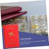 JEWEDECO Household Coin Collection Organizer Book Antique Coin Protector Album Medallions and Tokens Portable and Storage for Collectors view 3