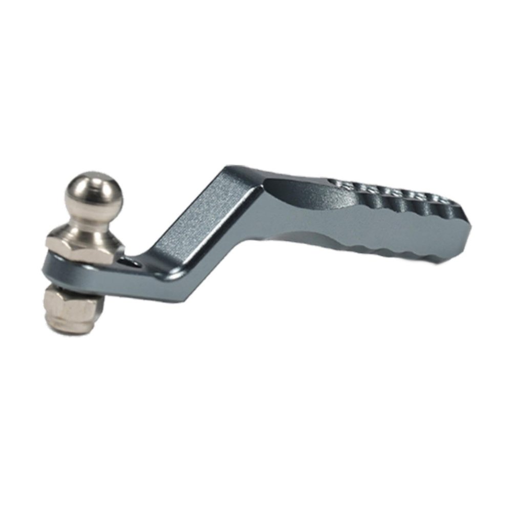 1/10 RC Crawler Tow Hook RC Tow Hitch Aluminum Alloy Trailer Hook for TF2 Rgt cc01, Gray