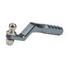 1/10 RC Crawler Tow Hook RC Tow Hitch Aluminum Alloy Trailer Hook for TF2 Rgt cc01, Gray view 1