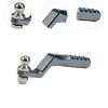 1/10 RC Crawler Tow Hook RC Tow Hitch Aluminum Alloy Trailer Hook for TF2 Rgt cc01, Gray view 3