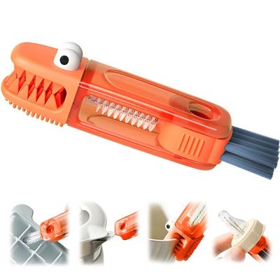 2 Pack Cup Lid Cleaning Brush,3 in 1 Cup Lid Cleaning Brush for Tumblers Cups Bottle (red)