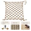 Climbing Frame Net for Kids - Rope Netting Cargo Net for Playground, Rock Ladder, Wall Hammock, Tree House Playset - Safe and Durable Outdoor Activity for Children view 2