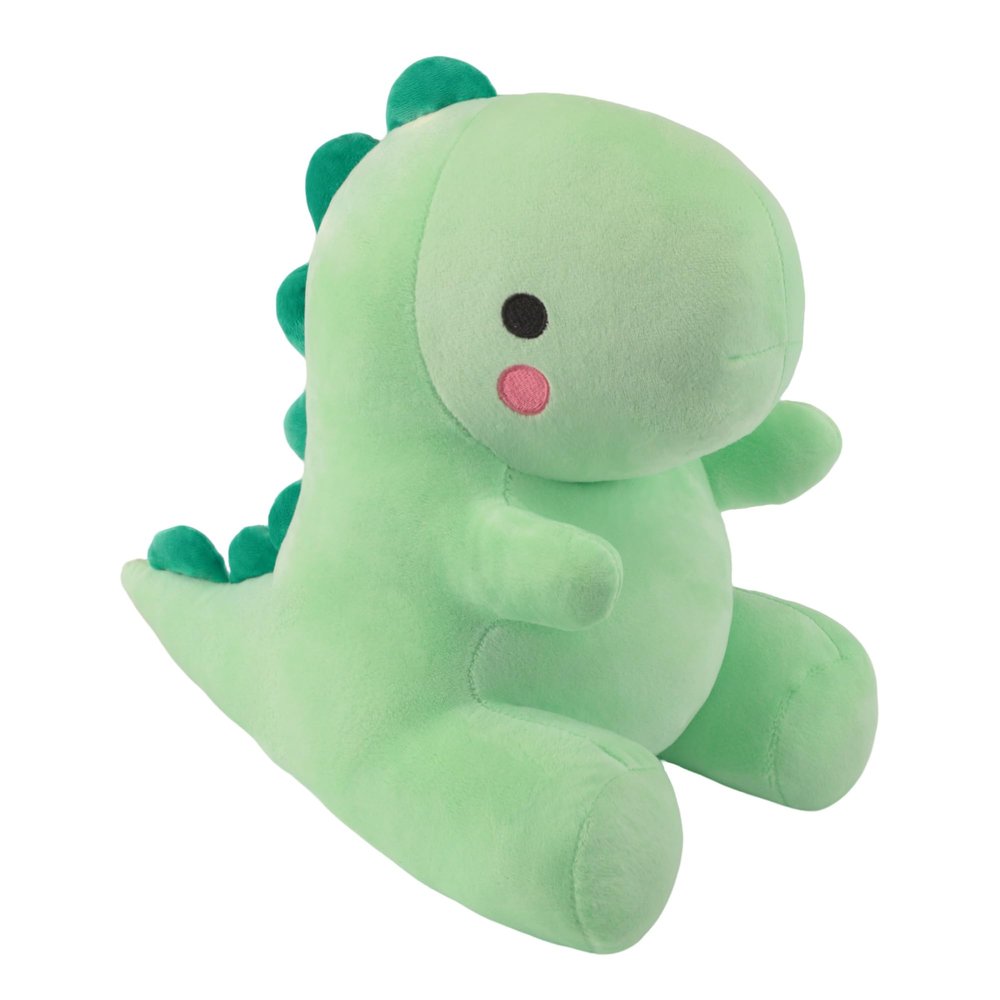 Alwoligag Plush Dinosaur Stuffed Animal, Cute Toys Anime Dinosaur Soft Throw Pillow Gift for Children Boys Girls Green 18.5 inch