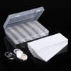 100pc Set Coin Capsules with Foam Gasket Coin Collection Capsules Holder 5 Sizes (17/20/25/27/30mm mm) Protect for Collectors, Round Coin Collecting Supplies with Storage Box view 1