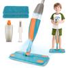 BAYMI Kids Spray Mop - Real Working Toddler Cleaning Toy Set with Water Sprayer & 2 Washable Pads - Montessori Mini Mop & Sweeper - Interactive Learning Toys for Kids Ages 3+ view 1