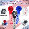 Rotatingpals 24 Pcs Spider Web Bubble Wands Mini Bubble Party Favor Toys for Kids Toddlers Birthday Goody Bag Stuffer Filler Summer Outdoor Classroom Reward Gifts view 2