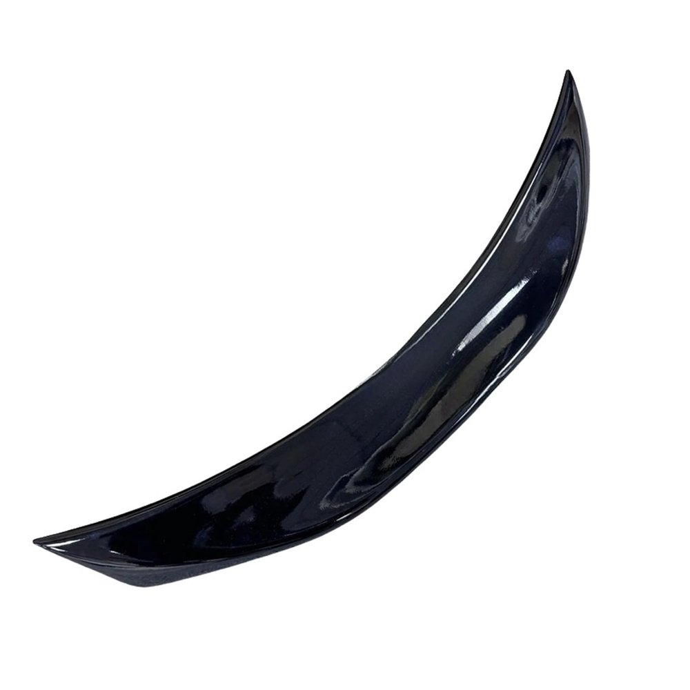 Compatible For Mazda MX5 Miata ND RF LMS Style FRP Fiber Glass Unpainted Duckbill Spoiler Trunk Wing Lip Racing Accessories Tuning Trim(FRP bright black)