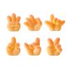 6Pcs Mini Finger Biscuit Ornaments Decorations Head-wear Hair Accessories DIY Resin Accessories view 1