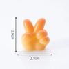 6Pcs Mini Finger Biscuit Ornaments Decorations Head-wear Hair Accessories DIY Resin Accessories view 3