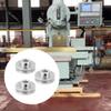 CNBTR Single Groove Pulley 3.1cm Dia 0.8cm Bore for Drilling Machine Silver Pack of 3 view 2