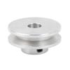 CNBTR Single Groove Pulley 3.1cm Dia 0.8cm Bore for Drilling Machine Silver Pack of 3 view 4