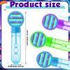 Rotatingpals 24 Pcs Video Game Bubble Wands Mini Gaming Bubble Toys for Kids Toddlers Video Game Party Christmas Birthday Gifts Filler Goodie Bag Stuffer (Purple, Blue, Green) view 4