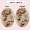18 Inch Lifelike Reborn Baby Dolls - Full Platinum Silicone Newborn Boy Doll 7 Lb Anatomically Correct Sleeping Real Life Bebe with Gift Box Painted view 4