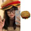 Burger Hat, Costume with Headwear, Kids Cartoon Unique Cheeseburger Shape, Funny and Cute, Can be Used for Birthday Parties and Other Holiday Dress Up etc. view 3