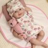 18 Inch Full Body Silicone Reborn Baby Doll Girl, 46 CM Soft Handmade Bebe Newborn Baby Doll Painted view 1