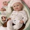 18 Inch Full Body Silicone Reborn Baby Doll Girl, 46 CM Soft Handmade Bebe Newborn Baby Doll Painted view 2