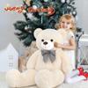 SNOWOLF Giant White Teddy Bear 55" Stuffed Animals Plush Toy, Cute Life Size Big Soft Bear for Boy Girl Birthday Valentine Mother's Day, 140 CM, 7 LBs view 2