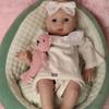 46CM Lifelike Reborn Baby Dolls Silicone Full Body, 18inch Soft Handmade Newborn Girl Doll Gift Painted view 1