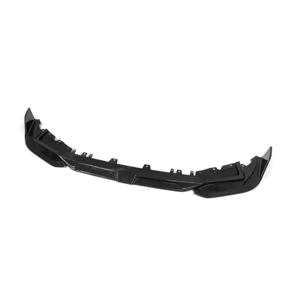 Compatible with BMW X3M F97 2022+ Dry Carbon Fiber Front Lip Bumper Chin Spoiler FRP Car Body Kits Scratches Accessories