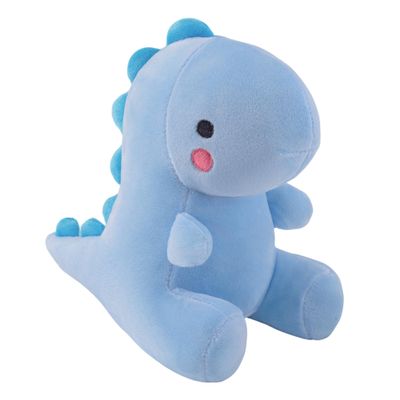 Alwoligag Plush Dinosaur Stuffed Animal, Cute Toys Anime Dinosaur Soft Throw Pillow Gift for Children Boys Girls Blue 14 inch