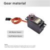 AMSOH 2/4pcs MG945 Micro Analog Metal Gear Airplane Fixed Wing Servo Motor High Speed Torque 180 for RC Car Arduino Robot Helicopter(Half Metal -180,2PCS) view 4