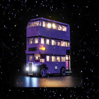 Brick Shine Light Kit for Knight Bus Adventure 76446(Model Set is not Included) (Classic)