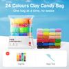 COLOYOU 24 Colors Clay in Small Bags view 2