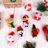 CCINEE Christmas Finger Puppets for Kids, 5pcs Soft Plush Xmas Characters Finger Toys for Toddlers Story Time Playtime Shows Christmas Party Favors Gift Rewards view 4