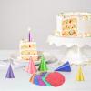 Adecortalk 10 Pcs Mini Birthday Hats for Stuffed Animals Cute Cone Party Hats Glitter for Stuffed Animals Pets Cat Dog Birthday Holiday Accessories Decorations Supplies view 4