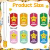 Dansydaisy 64 Pcs Student Incentives Acrylic Star Student Dog with Chains Recognition Tag Education Awards Prizes Bulk for School Classroom Reward Teacher Supplies, 8 Styles view 2