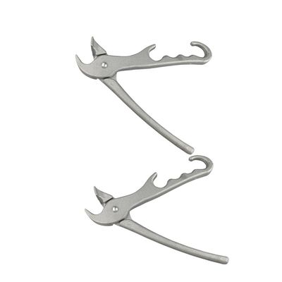 Aluminum Pizza Pan Gripper - Heat-Resistant Bakeware Clamp with Ergonomic Handle, Oven Safe Kitchen Tool, 2 Pack